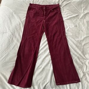 Vintage Velvet Lee Flare Jeans, 36: W, 39" L